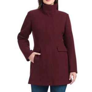 Women's Burgundy Coat